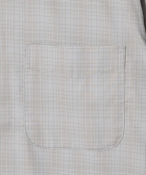 NICE WEATHER(ナイスウェザー)の「<NICE WEATHER>ミニチェック シャツ(シャツ/ブラウス・メンズ・ライトグレー/モカ・L/M/XS/S)」の14枚目の写真