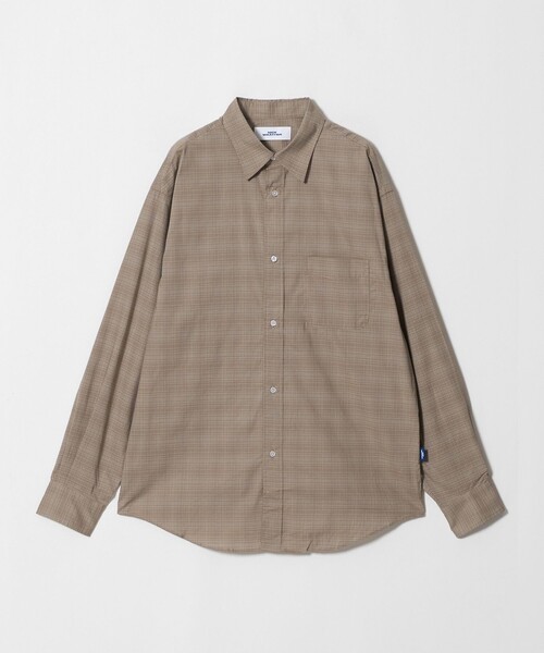 NICE WEATHER(ナイスウェザー)の「<NICE WEATHER>ミニチェック シャツ(シャツ/ブラウス・メンズ・ライトグレー/モカ・L/M/XS/S)」の6枚目の写真