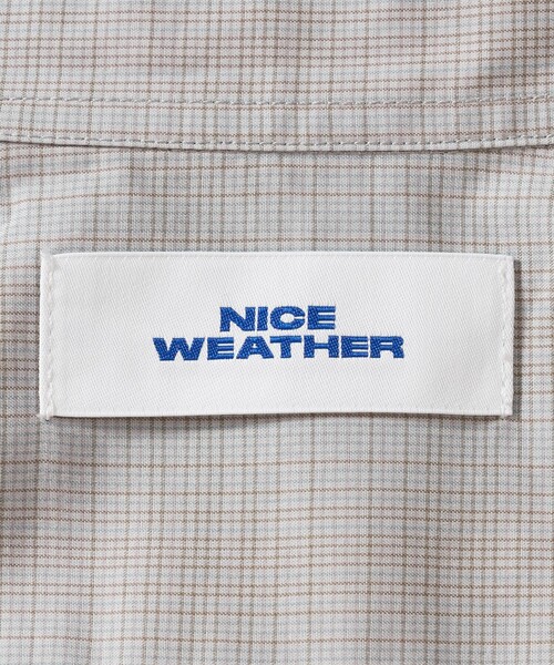 NICE WEATHER(ナイスウェザー)の「<NICE WEATHER>ミニチェック シャツ(シャツ/ブラウス・メンズ・ライトグレー/モカ・L/M/XS/S)」の9枚目の写真