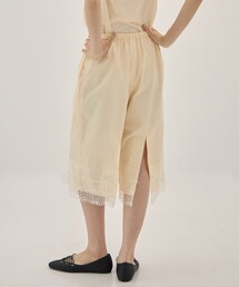 muller of yoshiokubo | [muller of yoshiokubo/ミュラー オブ ヨシオクボ]INTER LACE HALF PANTS/レースハーフパンツ(その他パンツ)