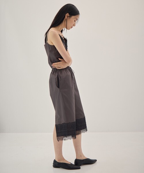 muller of yoshiokubo（ミュラーオブヨシオクボ）の「[muller of yoshiokubo/ミュラー オブ ヨシオクボ]INTER LACE HALF PANTS/レースハーフパンツ（その他パンツ・レディース・アイボリー・38/36）」の6枚目の写真