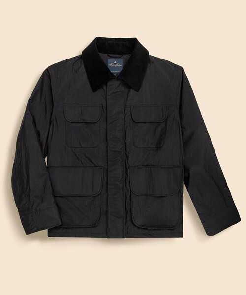 BROOKS BROTHERS(ブルックスブラザーズ)の「ナイロン コーデュロイカラー ウィンドブレーカー(その他アウター・メンズ・ブラック/ネイビー・LARGE/MEDIUM/SMALL)」の2枚目の写真