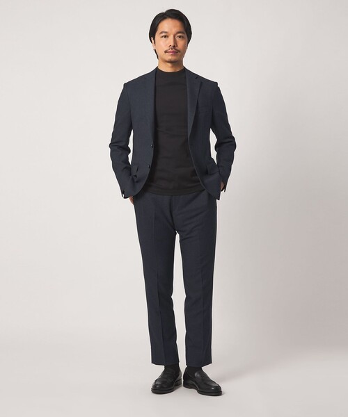 A DAY IN THE LIFE UNITED ARROWS(アデイインザライフユナイテッドアローズ)の「メランジ ホップサック 2ボタンジャケット-セットアップ対応・ウォッシャブル-<A DAY IN THE LIFE>(テーラードジャケット・メンズ・ネイビー/ダークグレー・XL/L/M/S)」の15枚目の写真