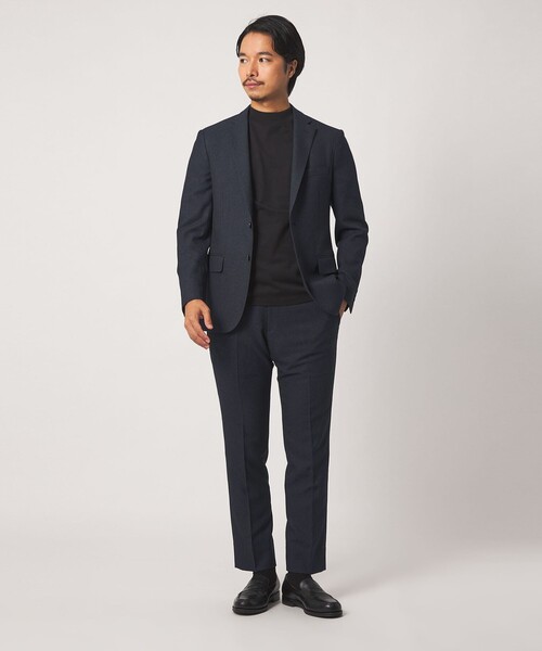 A DAY IN THE LIFE UNITED ARROWS(アデイインザライフユナイテッドアローズ)の「メランジ ホップサック 2ボタンジャケット-セットアップ対応・ウォッシャブル-<A DAY IN THE LIFE>(テーラードジャケット・メンズ・ネイビー/ダークグレー・XL/L/M/S)」の16枚目の写真