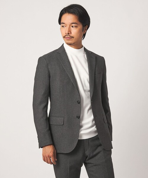A DAY IN THE LIFE UNITED ARROWS(アデイインザライフユナイテッドアローズ)の「メランジ ホップサック 2ボタンジャケット-セットアップ対応・ウォッシャブル-<A DAY IN THE LIFE>(テーラードジャケット・メンズ・ネイビー/ダークグレー・XL/L/M/S)」の17枚目の写真
