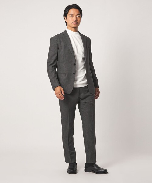 A DAY IN THE LIFE UNITED ARROWS(アデイインザライフユナイテッドアローズ)の「メランジ ホップサック 2ボタンジャケット-セットアップ対応・ウォッシャブル-<A DAY IN THE LIFE>(テーラードジャケット・メンズ・ネイビー/ダークグレー・XL/L/M/S)」の5枚目の写真