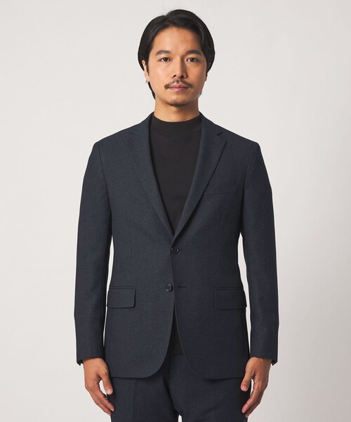 A DAY IN THE LIFE UNITED ARROWS(アデイインザライフユナイテッドアローズ)の「メランジ ホップサック 2ボタンジャケット-セットアップ対応・ウォッシャブル-<A DAY IN THE LIFE>(テーラードジャケット・メンズ・ネイビー/ダークグレー・XL/L/M/S)」の6枚目の写真