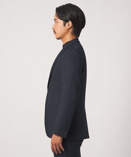 A DAY IN THE LIFE UNITED ARROWS(アデイインザライフユナイテッドアローズ)の「メランジ ホップサック 2ボタンジャケット-セットアップ対応・ウォッシャブル-<A DAY IN THE LIFE>(テーラードジャケット・メンズ・ネイビー/ダークグレー・XL/L/M/S)」の7枚目の写真