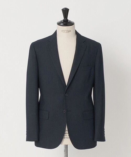 A DAY IN THE LIFE UNITED ARROWS(アデイインザライフユナイテッドアローズ)の「メランジ ホップサック 2ボタンジャケット-セットアップ対応・ウォッシャブル-<A DAY IN THE LIFE>(テーラードジャケット・メンズ・ネイビー/ダークグレー・XL/L/M/S)」の9枚目の写真
