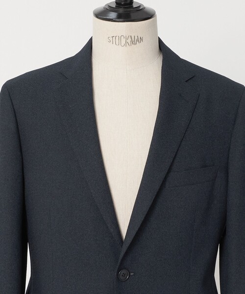 A DAY IN THE LIFE UNITED ARROWS(アデイインザライフユナイテッドアローズ)の「メランジ ホップサック 2ボタンジャケット-セットアップ対応・ウォッシャブル-<A DAY IN THE LIFE>(テーラードジャケット・メンズ・ネイビー/ダークグレー・XL/L/M/S)」の11枚目の写真