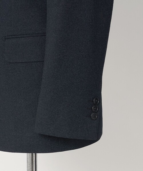 A DAY IN THE LIFE UNITED ARROWS(アデイインザライフユナイテッドアローズ)の「メランジ ホップサック 2ボタンジャケット-セットアップ対応・ウォッシャブル-<A DAY IN THE LIFE>(テーラードジャケット・メンズ・ネイビー/ダークグレー・XL/L/M/S)」の12枚目の写真