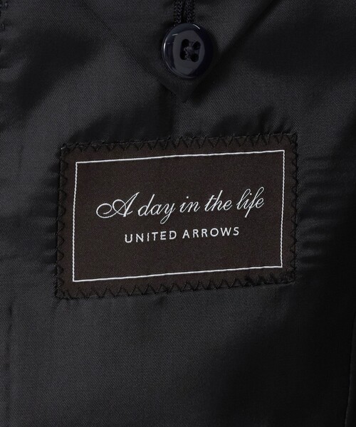 A DAY IN THE LIFE UNITED ARROWS(アデイインザライフユナイテッドアローズ)の「メランジ ホップサック 2ボタンジャケット-セットアップ対応・ウォッシャブル-<A DAY IN THE LIFE>(テーラードジャケット・メンズ・ネイビー/ダークグレー・XL/L/M/S)」の20枚目の写真