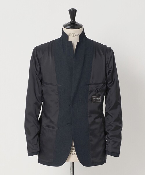 A DAY IN THE LIFE UNITED ARROWS(アデイインザライフユナイテッドアローズ)の「メランジ ホップサック 2ボタンジャケット-セットアップ対応・ウォッシャブル-<A DAY IN THE LIFE>(テーラードジャケット・メンズ・ネイビー/ダークグレー・XL/L/M/S)」の21枚目の写真