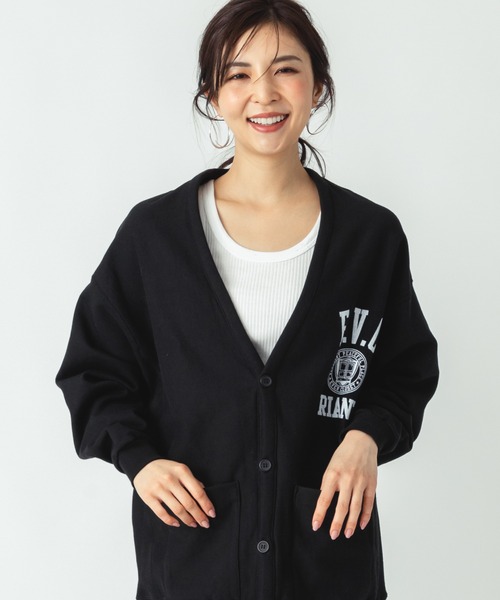 ever closet(エバークローゼット)の「レディース カーディガン(カーディガン/ボレロ・レディース・ブラック/トップグレー・F)」の5枚目の写真