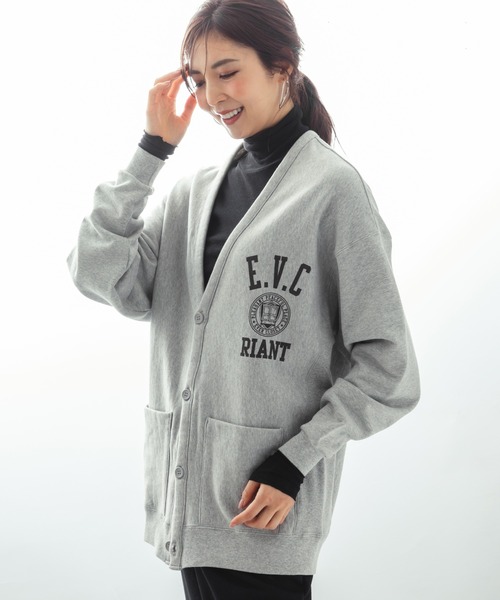ever closet(エバークローゼット)の「レディース カーディガン(カーディガン/ボレロ・レディース・ブラック/トップグレー・F)」の7枚目の写真