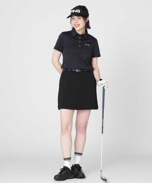 PING（ピン）の「【PING APPAREL】全方向ストレッチダンボールニットサイド切替スカート (LADIES)（スカート・レディース・ブラック/グレー/ベージュ/ホワイト・S/L/LL/M）」の6枚目の写真