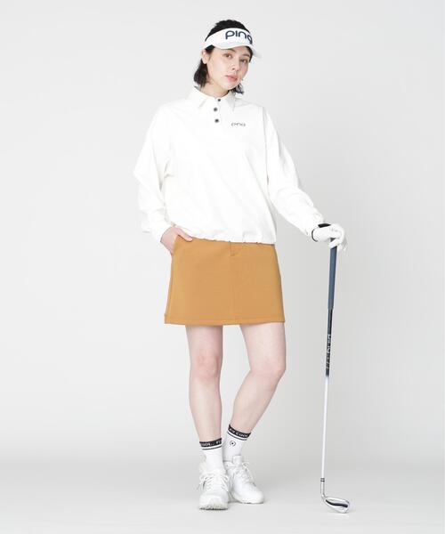 PING（ピン）の「【PING APPAREL】全方向ストレッチダンボールニットサイド切替スカート (LADIES)（スカート・レディース・ブラック/グレー/ベージュ/ホワイト・S/L/LL/M）」の13枚目の写真