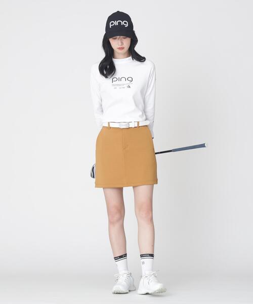 PING（ピン）の「【PING APPAREL】全方向ストレッチダンボールニットサイド切替スカート (LADIES)（スカート・レディース・ブラック/グレー/ベージュ/ホワイト・S/L/LL/M）」の16枚目の写真