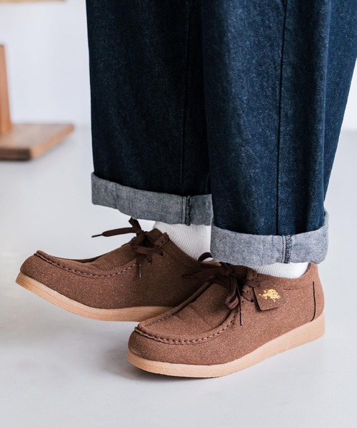 U.S. POLO ASSN.（ユーエスポロアッスン）の「U.S.POLO ASSN. ユーエスポロアッスン ワンポイント ロゴフェイクレザーモカシンシューズ（モカシン/デッキシューズ・メンズ・ダークブラウン/ブラック/ベージュ/キャメル・25cm/25.5cm/26cm/26.5cm/27cm）」の2枚目の写真
