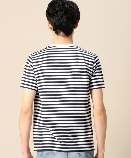 BEAUTY&YOUTH UNITED ARROWS（ビューティーアンドユースユナイテッドアローズ）の「BY ハイゲージ ボーダーカットソー◆（Tシャツ/カットソー・メンズ・ブラック/ライトグレー/ネイビー・X-LARGE/LARGE/SMALL/MEDIUM）」の11枚目の写真