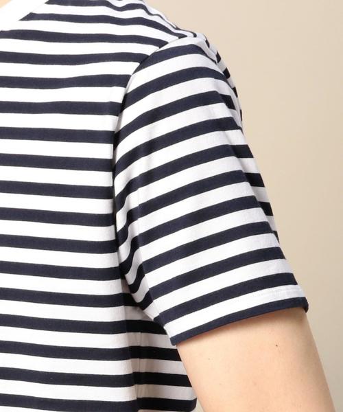 BEAUTY&YOUTH UNITED ARROWS（ビューティーアンドユースユナイテッドアローズ）の「BY ハイゲージ ボーダーカットソー◆（Tシャツ/カットソー・メンズ・ブラック/ライトグレー/ネイビー・X-LARGE/LARGE/SMALL/MEDIUM）」の5枚目の写真