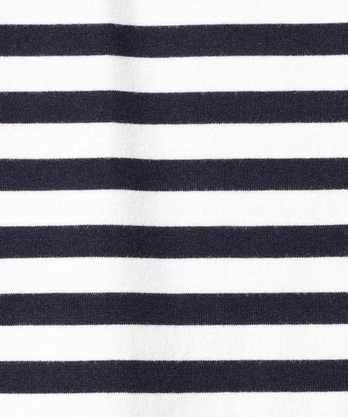 BEAUTY&YOUTH UNITED ARROWS（ビューティーアンドユースユナイテッドアローズ）の「BY ハイゲージ ボーダーカットソー◆（Tシャツ/カットソー・メンズ・ブラック/ライトグレー/ネイビー・X-LARGE/LARGE/SMALL/MEDIUM）」の7枚目の写真