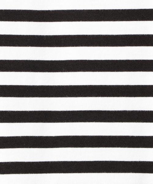 BEAUTY&YOUTH UNITED ARROWS（ビューティーアンドユースユナイテッドアローズ）の「BY ハイゲージ ボーダーカットソー◆（Tシャツ/カットソー・メンズ・ブラック/ライトグレー/ネイビー・X-LARGE/LARGE/SMALL/MEDIUM）」の9枚目の写真