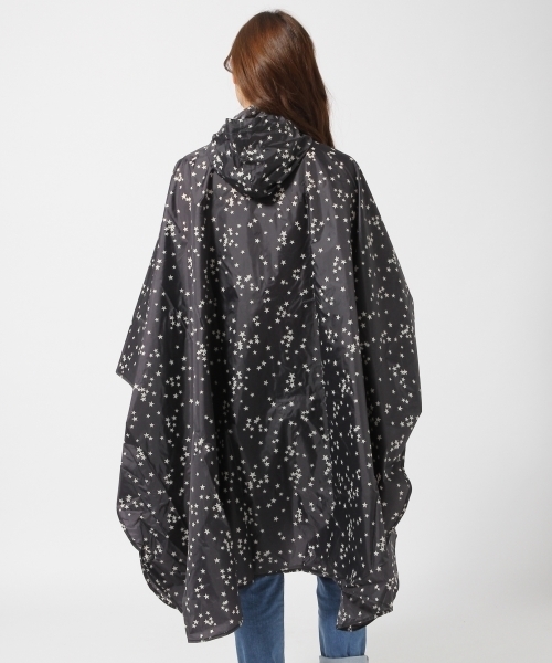 GLOBAL WORK（グローバルワーク）の「レインポンチョ/715360 （ポンチョ・レディース・ブラック/カーキ・FREE）」の6枚目の写真
