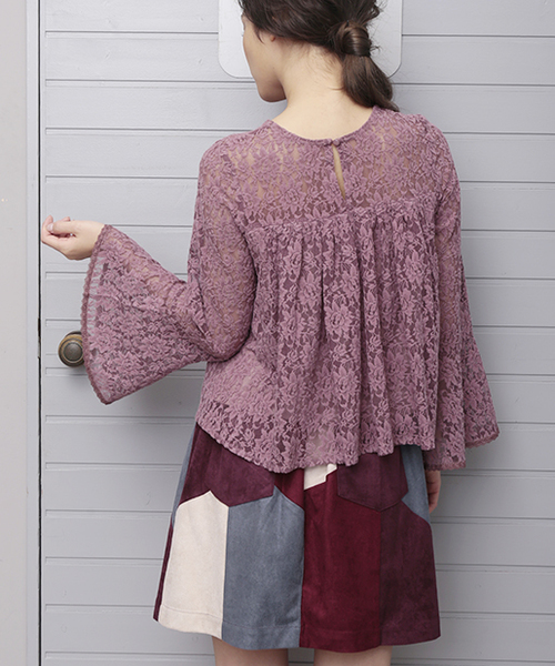 one after another NICE CLAUP（ワンアフターアナザーナイスクラップ）の「前釦台形スカート（スカート・レディース・キャメル/ボルドー/インディゴブルー・FREE）」の11枚目の写真