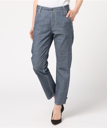 LBC | コットンシャンブレーテーパードパンツ            (その他パンツ)