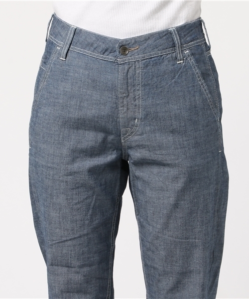 LBC(エルビーシー)の「コットンシャンブレーテーパードパンツ (その他パンツ・レディース・ライトブルー/ブルー/ネイビー・SMALL/MEDIUM/LARGE)」の7枚目の写真