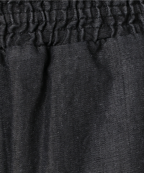 Denime(ドゥニーム)の「ダンガリーロンパース(サロペット/オーバーオール・レディース・ライトインディゴブルー/ブラック系その他・FREE)」の7枚目の写真