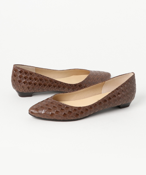 LE TALON（ルタロン）の「2cmバイアスメッシュポインテッド◆（その他シューズ・レディース・ネイビー/シルバー/キャメル/ブラック/グレー/ブラウン系その他/タン・24cm/23.5cm/23cm/24.5cm/22.5cm/22cm/25cm/21.5/25.5cm）」の4枚目の写真