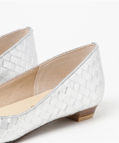 LE TALON（ルタロン）の「2cmバイアスメッシュポインテッド◆（その他シューズ・レディース・ネイビー/シルバー/キャメル/ブラック/グレー/ブラウン系その他/タン・24cm/23.5cm/23cm/24.5cm/22.5cm/22cm/25cm/21.5/25.5cm）」の12枚目の写真