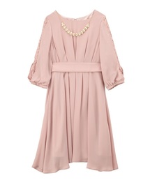 axes femme | 【結婚式・二次会におすすめ】タックデザインドレス(ドレス)