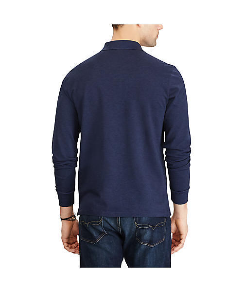 POLO RALPH LAUREN(ポロ ラルフ ローレン)の「カスタム スリムストレッチ メッシュ ポロシャツ(ポロシャツ・メンズ・ダークグレー/ブルー系9/ライトグレー・LARGE/MEDIUM/SMALL)」の11枚目の写真