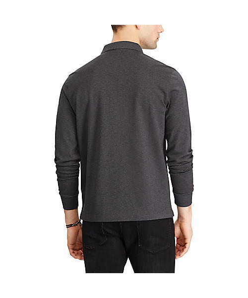 POLO RALPH LAUREN(ポロ ラルフ ローレン)の「カスタム スリムストレッチ メッシュ ポロシャツ(ポロシャツ・メンズ・ダークグレー/ブルー系9/ライトグレー・LARGE/MEDIUM/SMALL)」の14枚目の写真