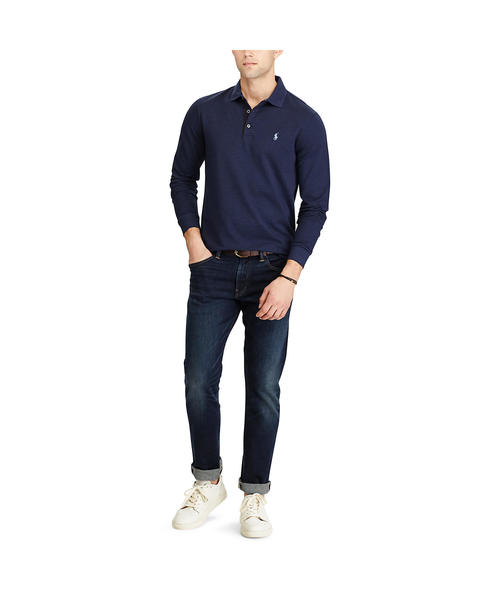 POLO RALPH LAUREN(ポロ ラルフ ローレン)の「カスタム スリムストレッチ メッシュ ポロシャツ(ポロシャツ・メンズ・ダークグレー/ブルー系9/ライトグレー・LARGE/MEDIUM/SMALL)」の19枚目の写真
