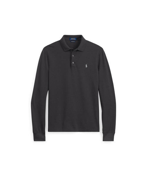 POLO RALPH LAUREN(ポロ ラルフ ローレン)の「カスタム スリムストレッチ メッシュ ポロシャツ(ポロシャツ・メンズ・ダークグレー/ブルー系9/ライトグレー・LARGE/MEDIUM/SMALL)」の5枚目の写真