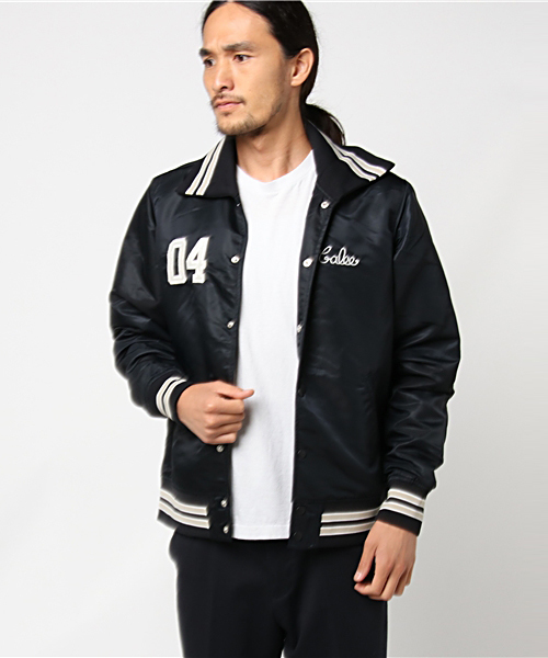 CALEE キャリー MA-1 Nylon track jacket ナイロン トラック