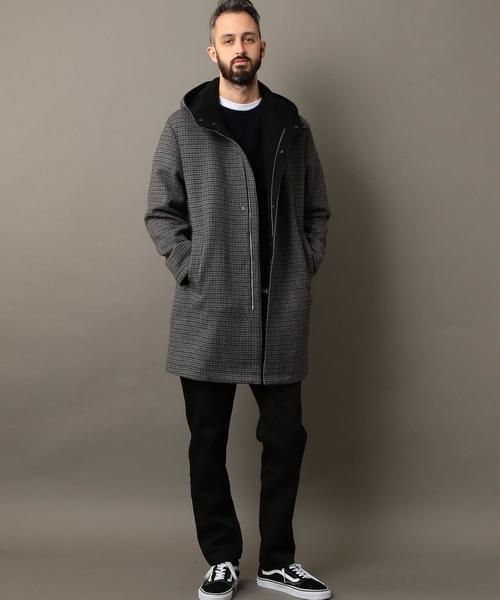 ユナイテッドアローズBEAUTY&YOUTH BYダブルメルトンフーディコート BEAUTY&YOUTH UNITED ARROWS（ビューティーアンドユースユナイテッド