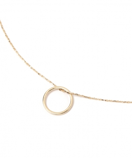 GLOBAL WORK（グローバルワーク）の「シンプルミドルネックレス/778015（ネックレス・レディース・ホワイト/ライトイエロー/ゴールド系その他・FREE）」の2枚目の写真