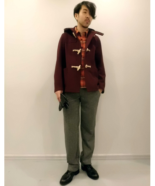 AMERICAN RAG CIE(アメリカンラグシー)の「FIDELITY SPORTSWEAR フィデリティ スポーツウェア / ショートダッフルコート114-FIS-24019-R-3(ダッフルコート・メンズ・バーガンディー/ネイビー・SMALL/MEDIUM/LARGE)」の14枚目の写真