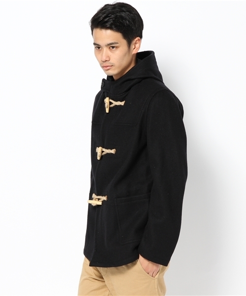 AMERICAN RAG CIE(アメリカンラグシー)の「FIDELITY SPORTSWEAR フィデリティ スポーツウェア / ショートダッフルコート114-FIS-24019-R-3(ダッフルコート・メンズ・バーガンディー/ネイビー・SMALL/MEDIUM/LARGE)」の3枚目の写真