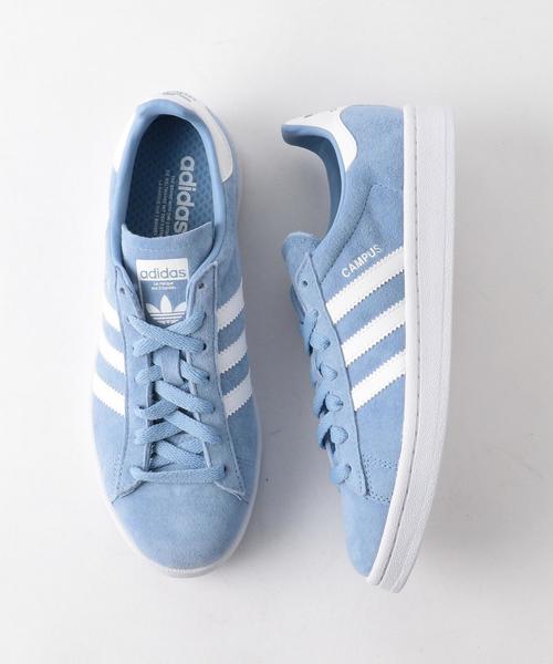 adidas Originals（アディダスオリジナルス）の「＜adidas Originals（アディダス）＞CAMPUS キャンパス/スニーカー о（スニーカー・レディース・クリーム/ブラック/ライトブルー・22.5cm/24.5cm/23.5cm）」の3枚目の写真