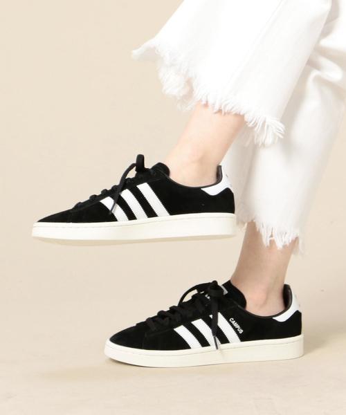 adidas Originals（アディダスオリジナルス）の「＜adidas Originals（アディダス）＞CAMPUS キャンパス/スニーカー о（スニーカー・レディース・クリーム/ブラック/ライトブルー・22.5cm/24.5cm/23.5cm）」の4枚目の写真