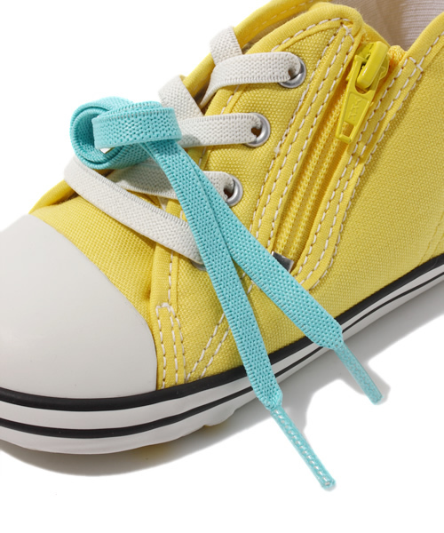 CONVERSE（コンバース）の「BABY ALL STAR RZ/ベビー オールスター RZ（スニーカー・キッズ・ターコイズブルー/イエロー・12cm/12.5cm/13cm/13.5㎝/14cm/14.5㎝/15cm）」の11枚目の写真