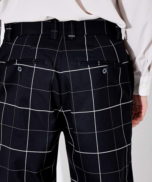 STUDIOUS（ステュディオス）の「【STUDIOUS】ランダムチェックテーパードパンツ（その他パンツ・メンズ・ブラック/ブラウン・1/2/3）」の5枚目の写真