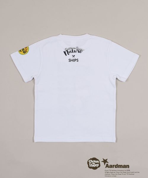 SHIPS(シップス)の「SHIPS KIDS:ひつじのショーン ネイチャー TEEシャツ(100~130cm)(Tシャツ/カットソー・キッズ・オフホワイト/グレー/イエロー・100/110/120/130)」の7枚目の写真