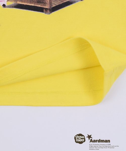 SHIPS(シップス)の「SHIPS KIDS:ひつじのショーン ネイチャー TEEシャツ(100~130cm)(Tシャツ/カットソー・キッズ・オフホワイト/グレー/イエロー・100/110/120/130)」の13枚目の写真